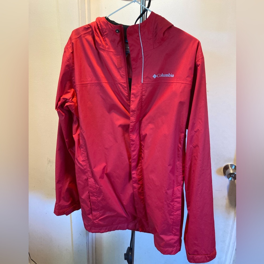 Columbia Boys' XL Red Rain Jacket